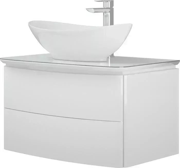 Тумба под раковину Corozo Огайо 75 Z2 белая (SD-00000609)