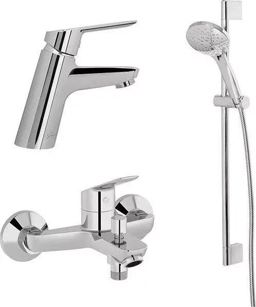 Комплект смесителей JACOB DELAFON Lucien Set 3 в 1, хром (E20850RU-CP)