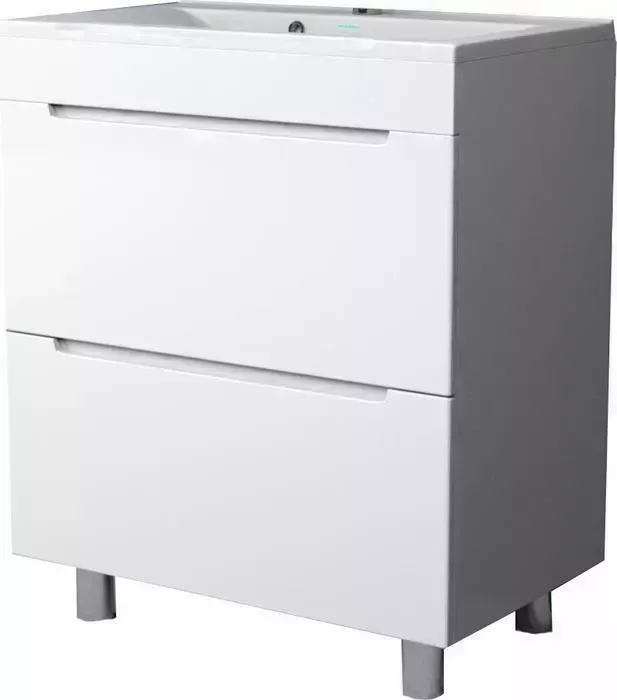 Тумба с раковиной Stella Polar с Рианна 70 белая (SD-00000426, 5019700)