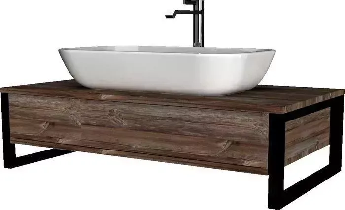 Тумба под раковину 1Marka Grunge Loft 90П дуб намибия (4604613352172)