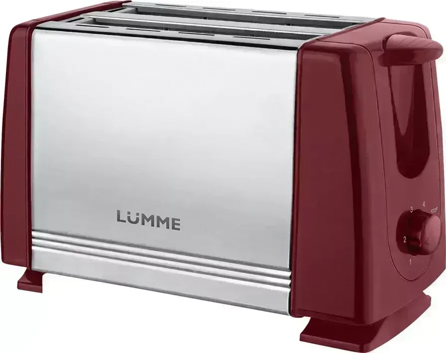 Тостер LUMME LU-1201 бордовый гранат