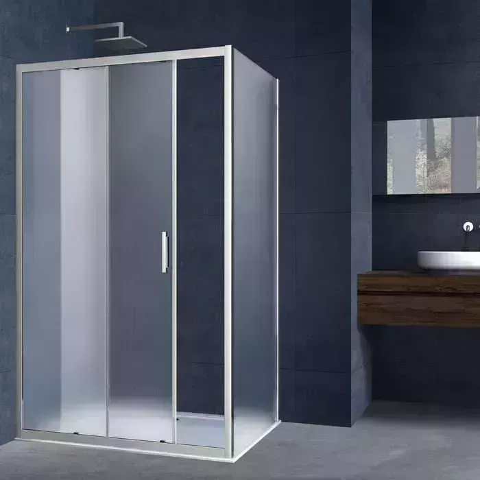 Душевой уголок Vincea Alpha VSR-3AL 150х90 с поддоном, матовый, хром