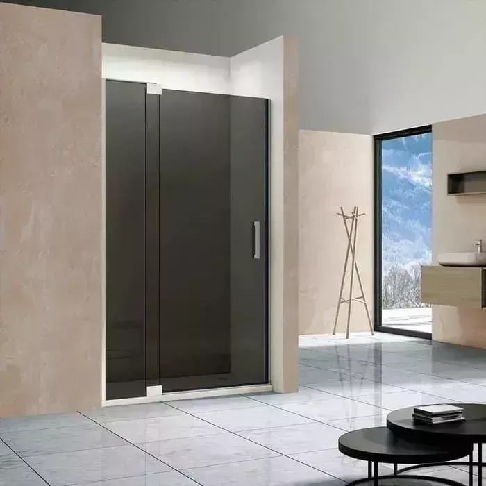 Душевая дверь Vincea Extra VDP-1E 80-90x200 тонированная, хром (VDP-1E8090CG)