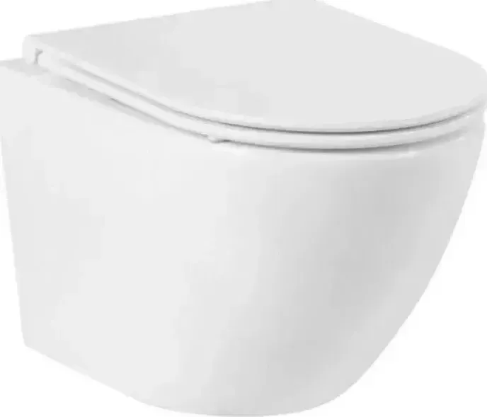 Унитаз подвесной BELBANGO (чаша) Sfera-R безободковый (BB046CHR)