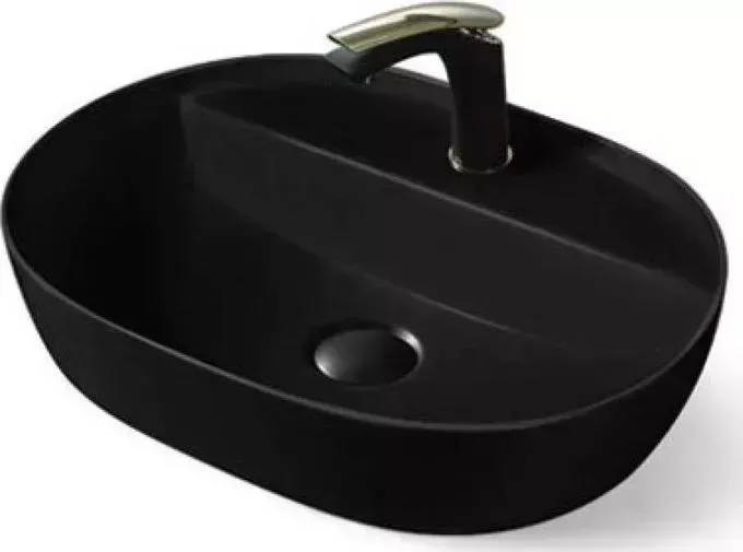Раковина Vincea накладная 50x38 черная матовая (VBS-121MB)