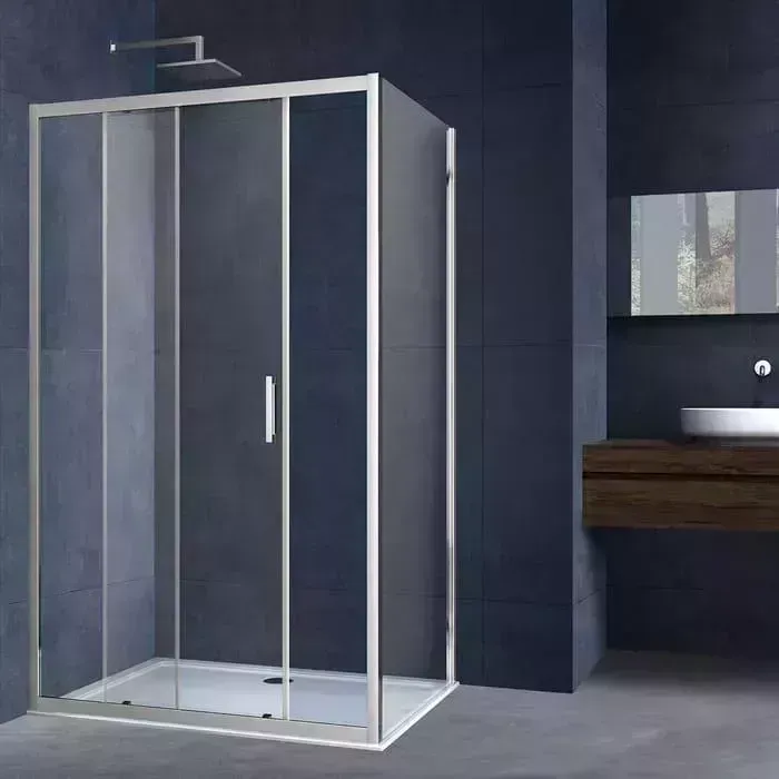 Боковая стенка Vincea Alpha VSG-3AL 80х190 прозрачная, хром (VSG-3AL800CL)