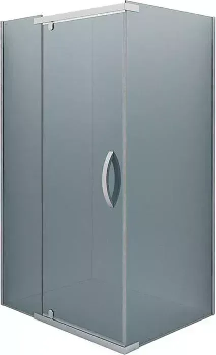 Душевой уголок Alex Baitler 120x90 с поддоном, тонированный, хром (AB 244-120, AB12917H-1)
