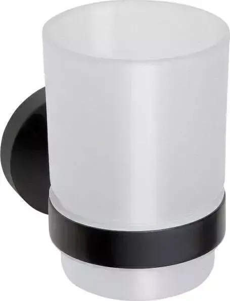 Стакан Sapho X-Round Black черный (XB900)