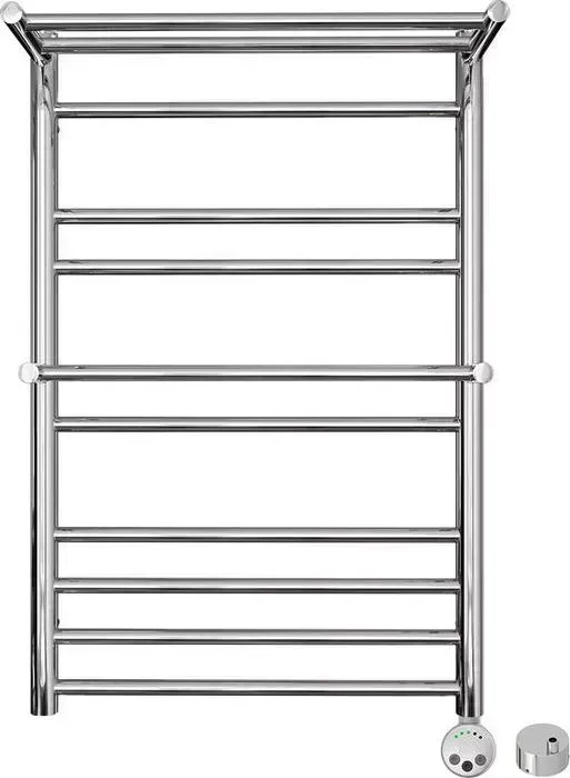 Полотенцесушитель электрический LEMARK Pramen П10 500x800 скрытое подключение, хром (LM33810E, LM0101C)