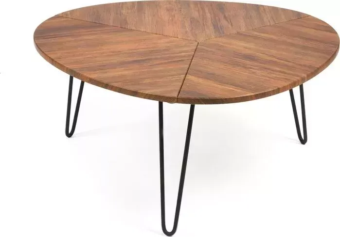 Стол журнальный TetChair Webster МДФ/металл дуб американский ножки черные