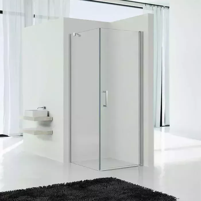 Душевой уголок Vincea Orta VSR-1O 100x80x190 профиль хром, стекло прозрачное (VSR-1O8010CL)