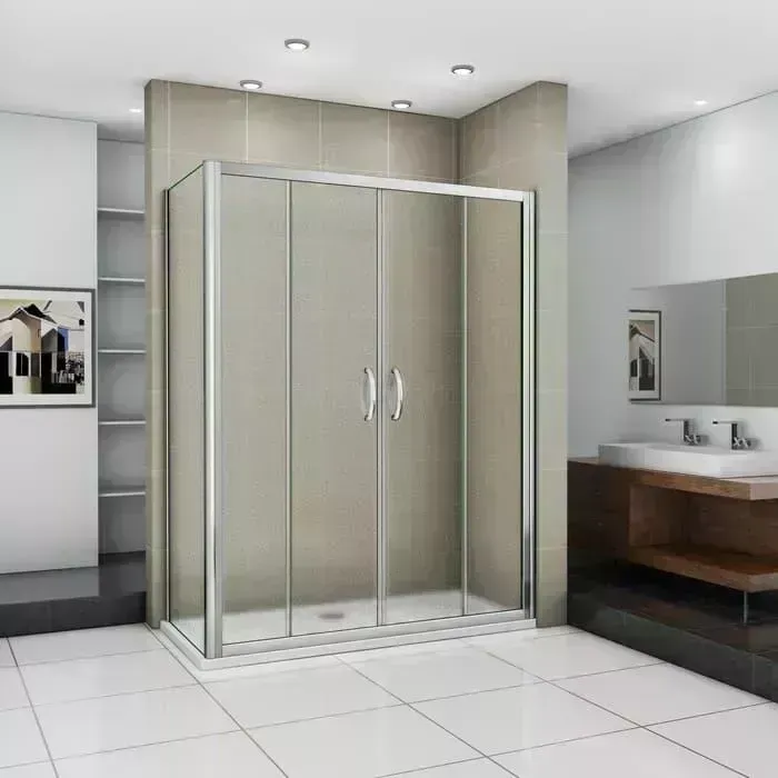 Душевой уголок Good Door Infinity WTW-TD+SP 200х80 матовый Grape, хром