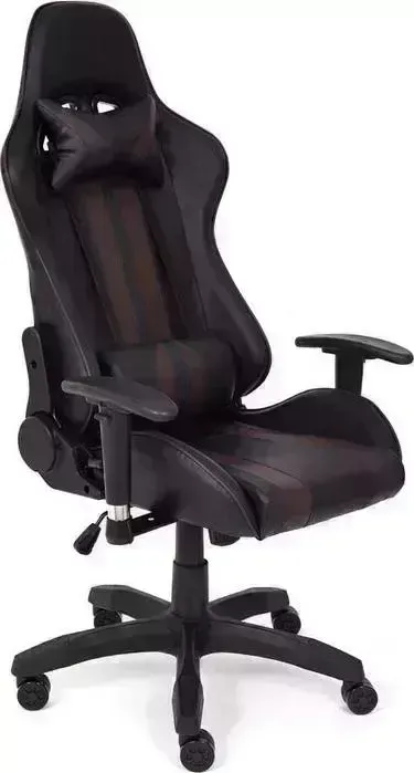 Кресло офисное TetChair iCar кож/зам черный/коричневый