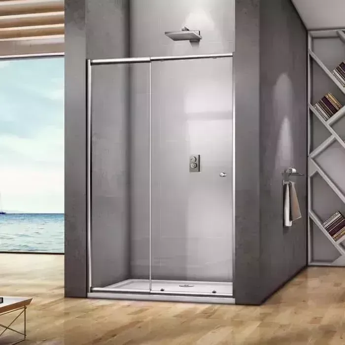Душевая дверь Good Door Lira WTW 90-100х185 прозрачная, хром (WTW-100-C-CH)
