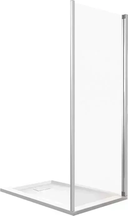 Боковая стенка Good Door Fantasy SP 100х185 прозрачная, хром (SP-100-C-CH)
