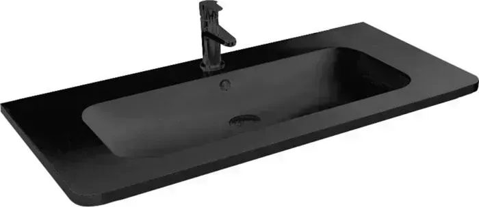 Раковина мебельная Vincea 100x48 см, черная (VCB-1RA100B)