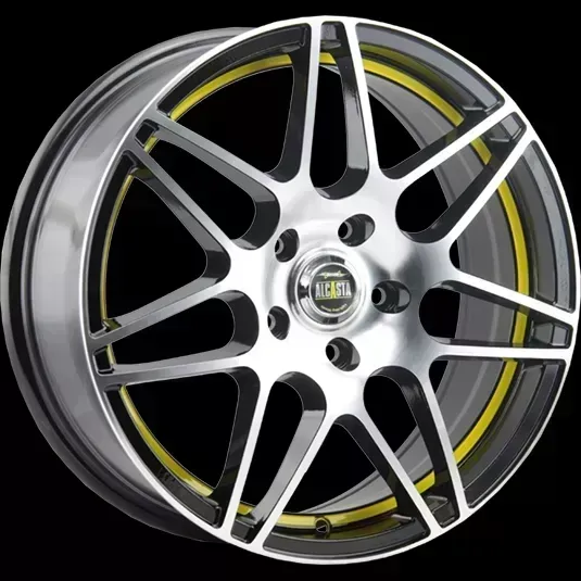 Диск автомобильный ALCASTA M28 6X15/4X100 ET50 D60.1 BKFYSI