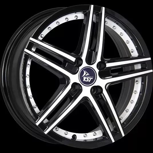 Диск автомобильный YST X-1 8X18/5X114.3 ET45 D60.1 B+W+WSI