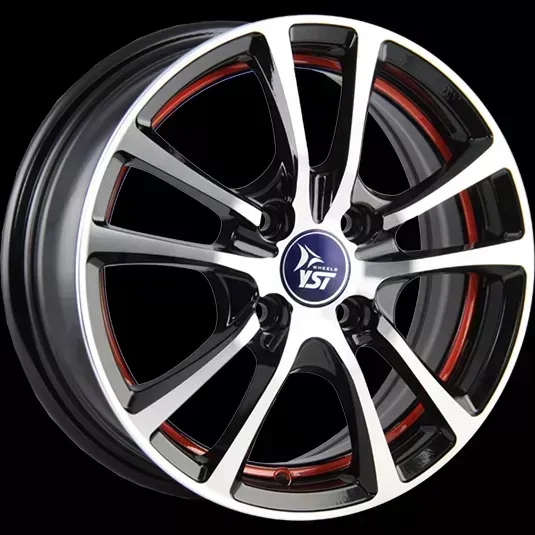 Диск автомобильный YST X-3 6X15/4X100 ET50 D60.1 BKFRSI