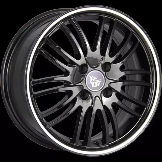 Диск автомобильный YST X-18 7X17/5X114.3 ET50 D64.1 BKWS