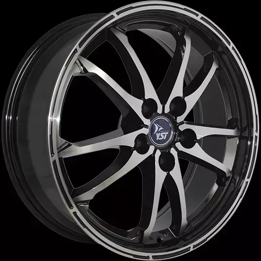 Диск автомобильный YST X-24 8X18/5X120 ET30 D72.6 BKFPL