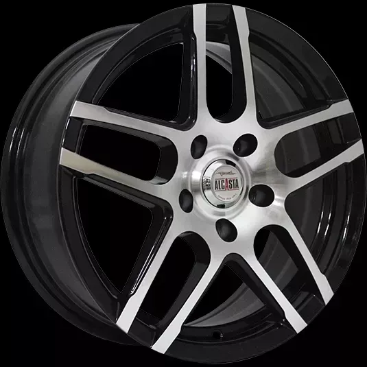 Диск автомобильный ALCASTA M37 7X17/5X112 ET43 D66.6 BKF