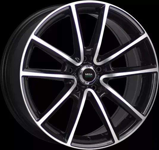 Диск автомобильный MEGA WHEELS Y9100 MEGA 7.5X17/5X112 ET45 D57.1 BKF
