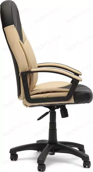 Фото №2 Кресло офисное TetChair TWISTER кож.зам 36-6/36-34 черный/бежевый