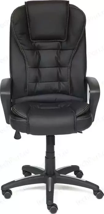Фото №0 Кресло офисное TetChair BARON кож/зам черный/черный перфорированный 36-6/36-6/06
