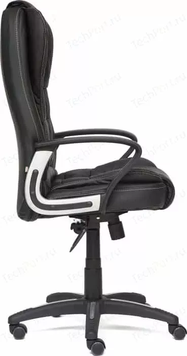 Фото №1 Кресло офисное TetChair BARON кож/зам черный/черный перфорированный 36-6/36-6/06