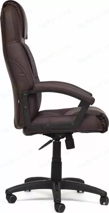 Фото №2 Кресло офисное TetChair BERGAMO кож/зам коричневый 36-36