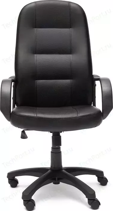 Фото №1 Кресло офисное TetChair DEVON кож/зам черный/черный перфорированный 36-6/36-6/06