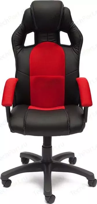Фото №1 Кресло офисное TetChair DRIVER кож/зам/ткань черный/красный 36-6/08