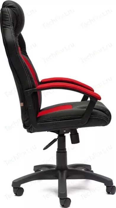 Фото №2 Кресло офисное TetChair DRIVER кож/зам/ткань черный/красный 36-6/08