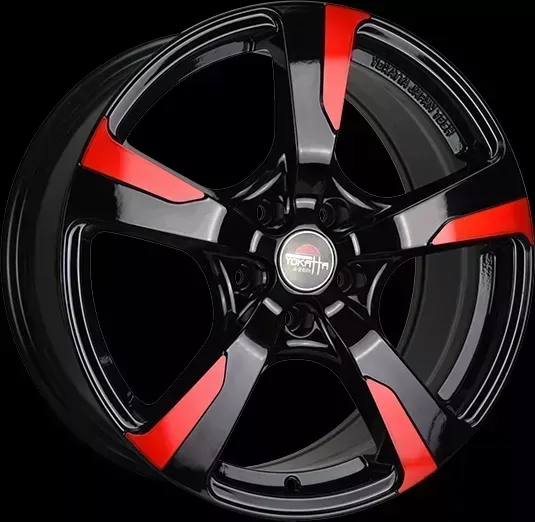Диск автомобильный YOKATTA MODEL-58 9.5X20/5X120 ET53 D72.6 B+R (вишневый