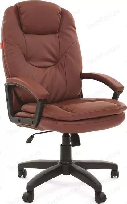 Фото №1 Кресло офисное CHAIRMAN 668 LT экопремиум коричневый
