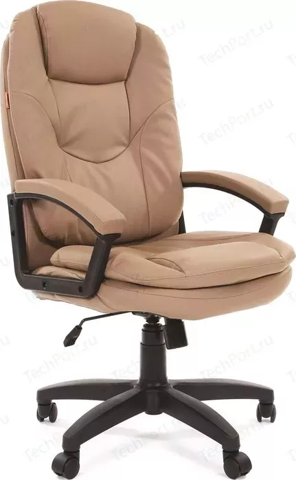Фото №1 Кресло офисное CHAIRMAN 668 LT чер.пласт экопремиум бежевый