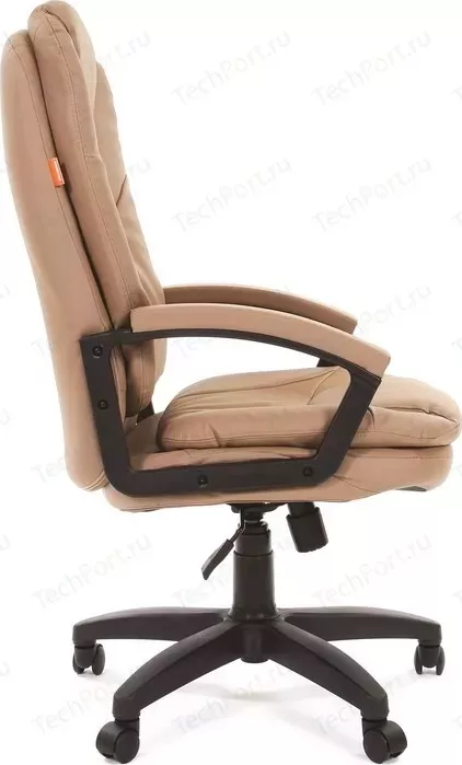 Фото №2 Кресло офисное CHAIRMAN 668 LT чер.пласт экопремиум бежевый