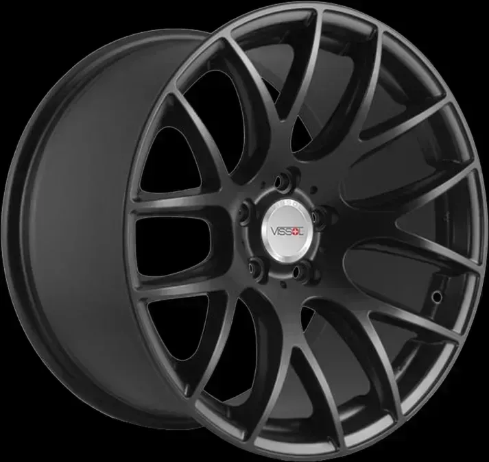 Диск автомобильный VISSOL F-001 8.5X19/5X112 ET32 D66.6 SATIN-BLACK