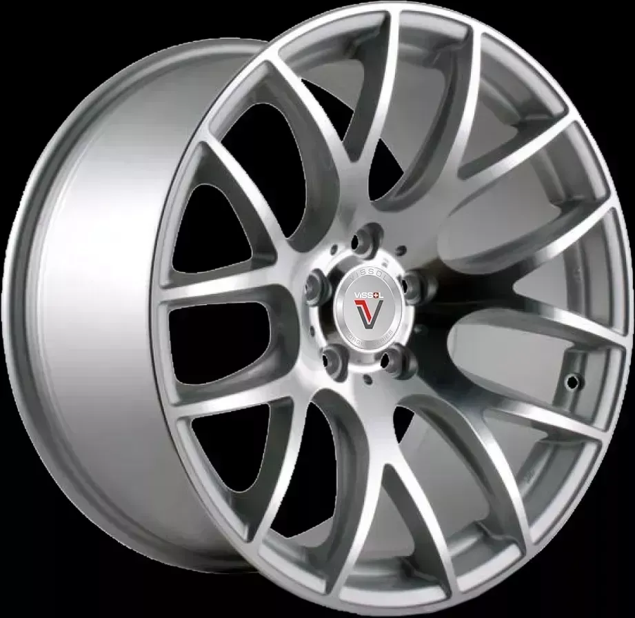 Диск автомобильный VISSOL F-001 8.5X20/5X112 ET35 D66.6 SILVER-CUT