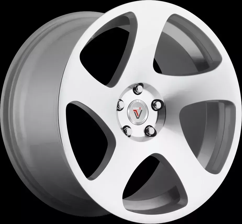 Диск автомобильный VISSOL F-006 9.5X18/5X112 ET25 D66.6 SILVER-POLISHED