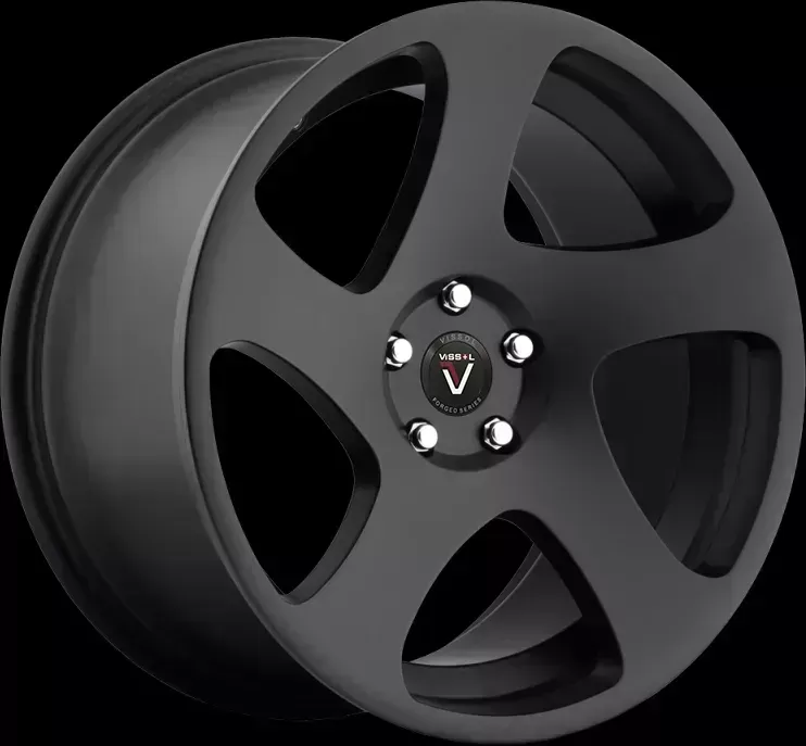 Диск автомобильный VISSOL F-006 9.5X18/5X100 ET35 D57.1 MATTE-BLACK