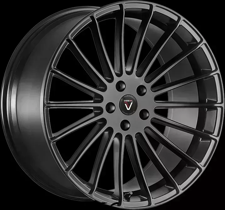 Диск автомобильный VISSOL F-010 9X22/5X112 ET32 D66.6 MATTE-BLACK