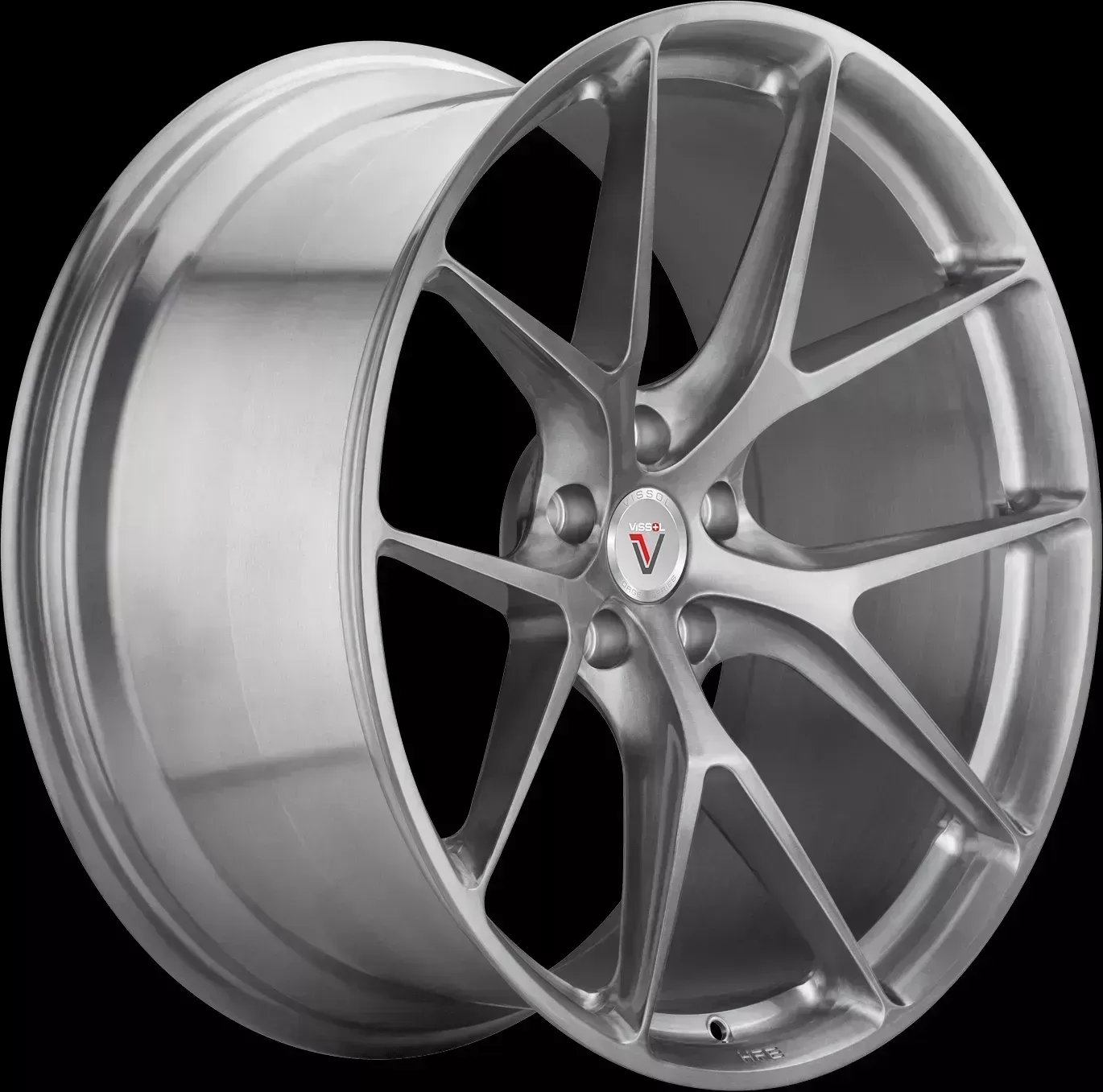 Диск автомобильный VISSOL F-101 10X19/5X100 ET50 D57.1 GLOSS-GRAPHITE