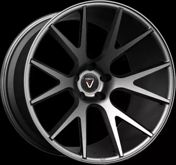 Диск автомобильный VISSOL F-306 10X19/5X100 ET50 D57.1 GLOSS-GRAPHITE