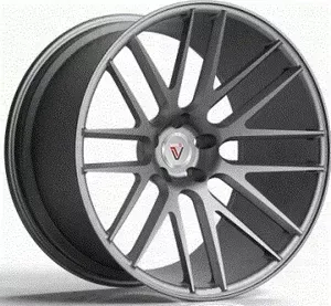 Диск автомобильный VISSOL F-308 9X22/5X120 ET30 D74.1 GLOSS-GRAPHITE