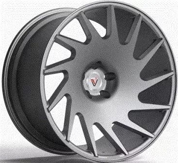 Диск автомобильный VISSOL F-313R 9X22/5X115 ET15 D71.6 GLOSS-GRAPHITE