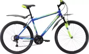 Велосипед BLACK ONE Onix 26 синий- зелёный- голубой 16"