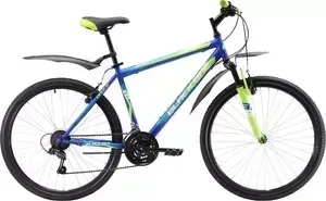 Велосипед BLACK ONE Onix 26 синий- зелёный- голубой 20"