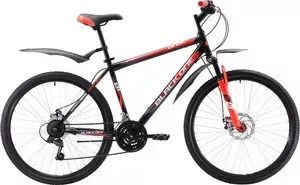 Велосипед BLACK ONE Onix 26 D чёрный- красный- белый 18"